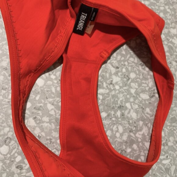 triangl "Gigi" red crochet bikini (size S top and size M bottom) - Picture 6 of 6